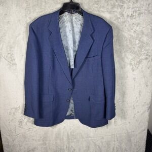 Vintage Hart Schaffner Marx Jack Nicklaus Golden Bear Navy Blue Blazer Jacket